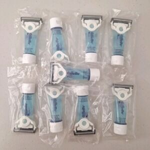 Gillette TREO Disposable Razors With Built-in Shave Gel (9 ct.) NEW SEALED